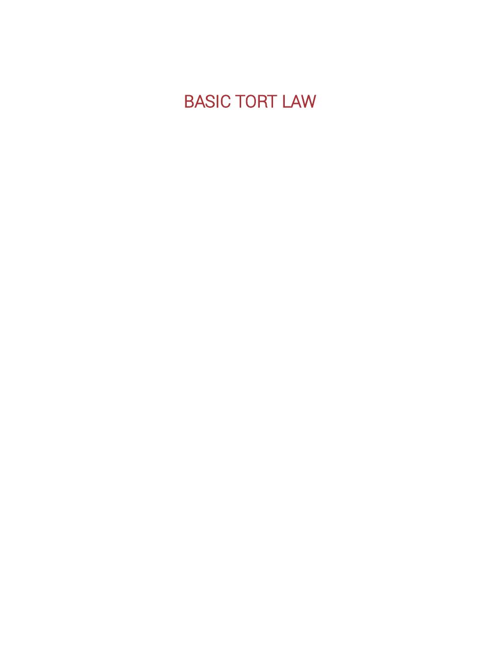 Preview page 2 of Basic Tort Law Cases, Statutes, and Problems 6th Edition By Arthur Best, David Barnes, Nicholas Kahn-Fogel