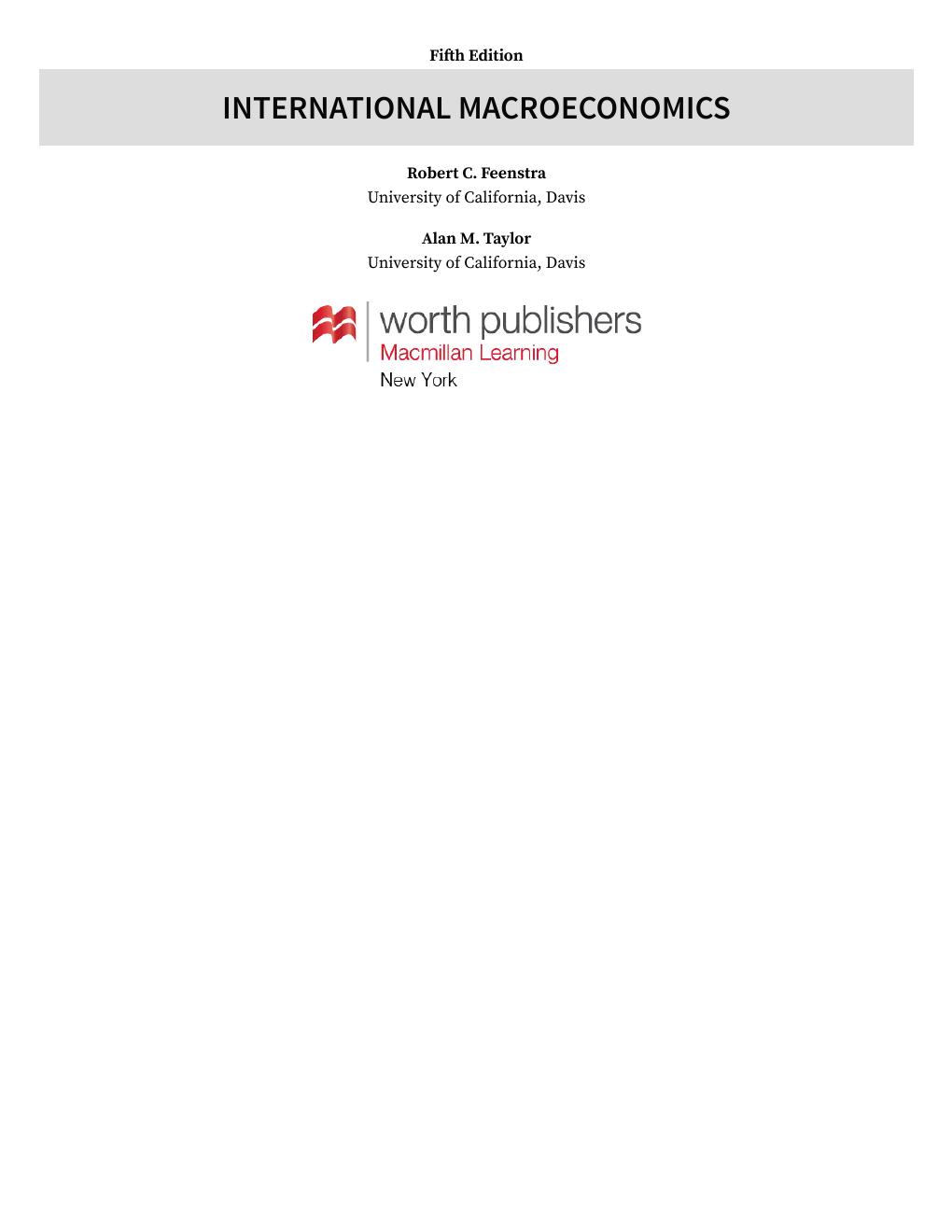 Preview page 7 of International Macroeconomics 5th Edition Robert Feenstra, Alan Taylor