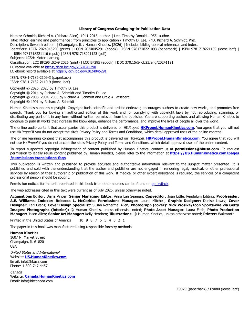 Preview page 4 of Motor Learning and Performance From Principles to Application 7th Edition By Timothy Lee, Richard Schmidt
