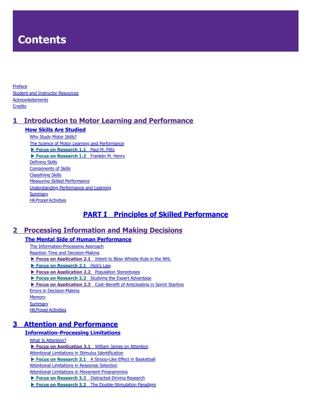 Preview page 6 of Motor Learning and Performance From Principles to Application 7th Edition By Timothy Lee, Richard Schmidt