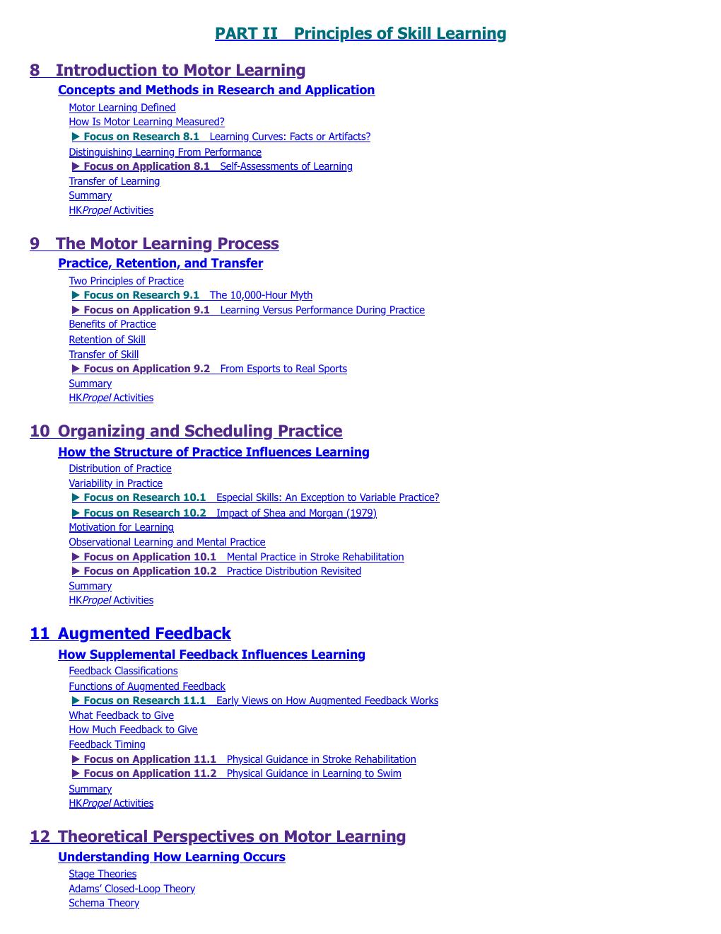 Preview page 8 of Motor Learning and Performance From Principles to Application 7th Edition By Timothy Lee, Richard Schmidt