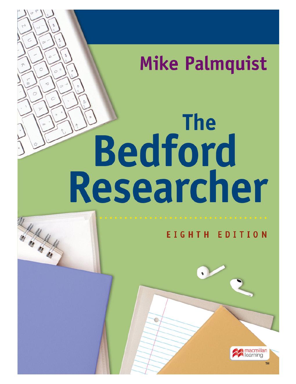 Preview page 5 of The Bedford Researcher 8th Edition By Mike Palmquist