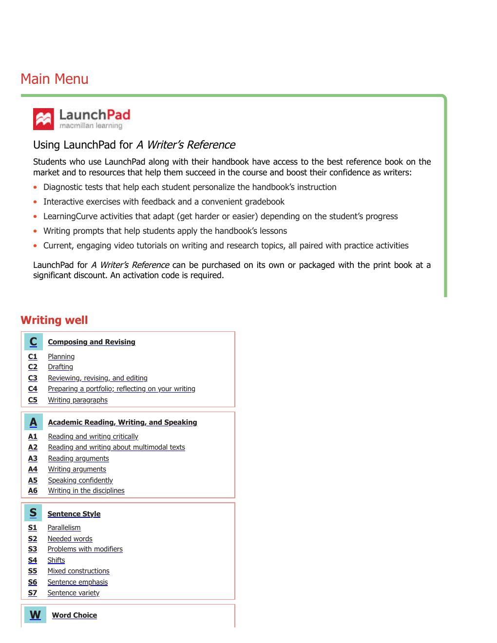 Preview page 3 of A Writer's Reference 9th Edition By Diana Hacker, Nancy Sommers