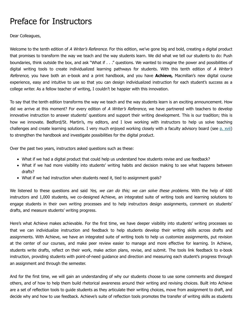 Preview page 10 of A Writer's Reference with 2021 MLA Update 10th Edition By Diana Hacker, Nancy Sommers