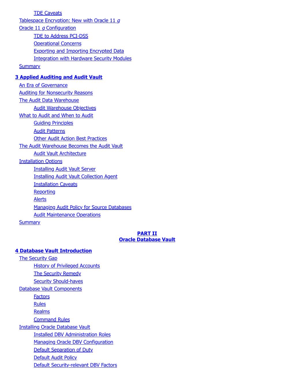 Preview page 10 of Applied Oracle Security Developing Secure Database and Middleware Environments 1st Edition By David Knox, Scott Gaetjen,