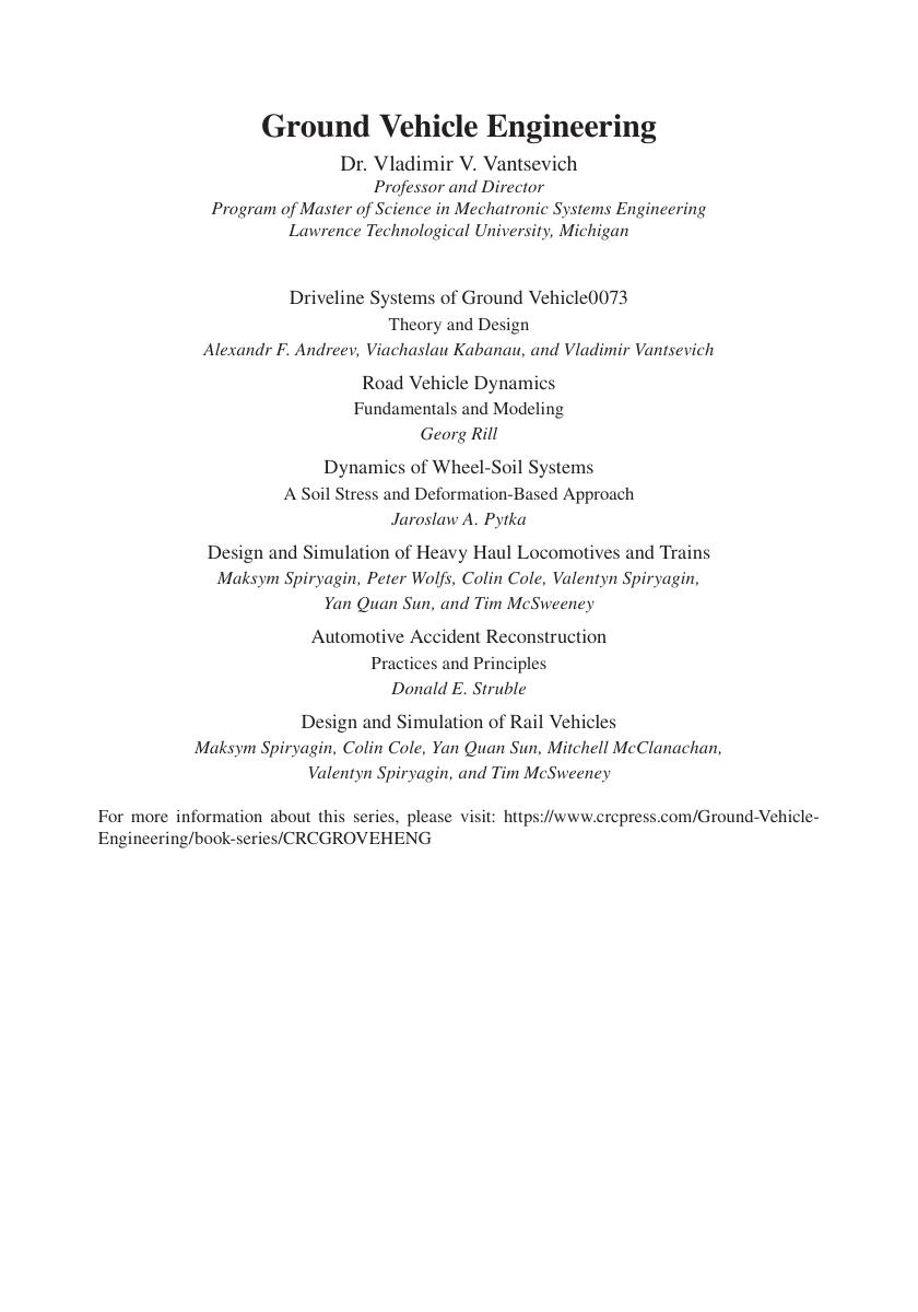 Preview page 3 of Automotive Accident Reconstruction Practices and Principles 2nd Edition By Donald Struble, John Struble