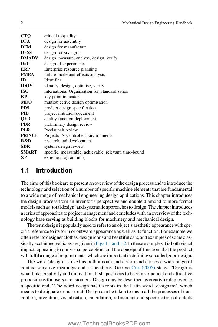 Preview page 8 of Mechanical Design Engineering Handbook 2nd Edition By Peter Childs