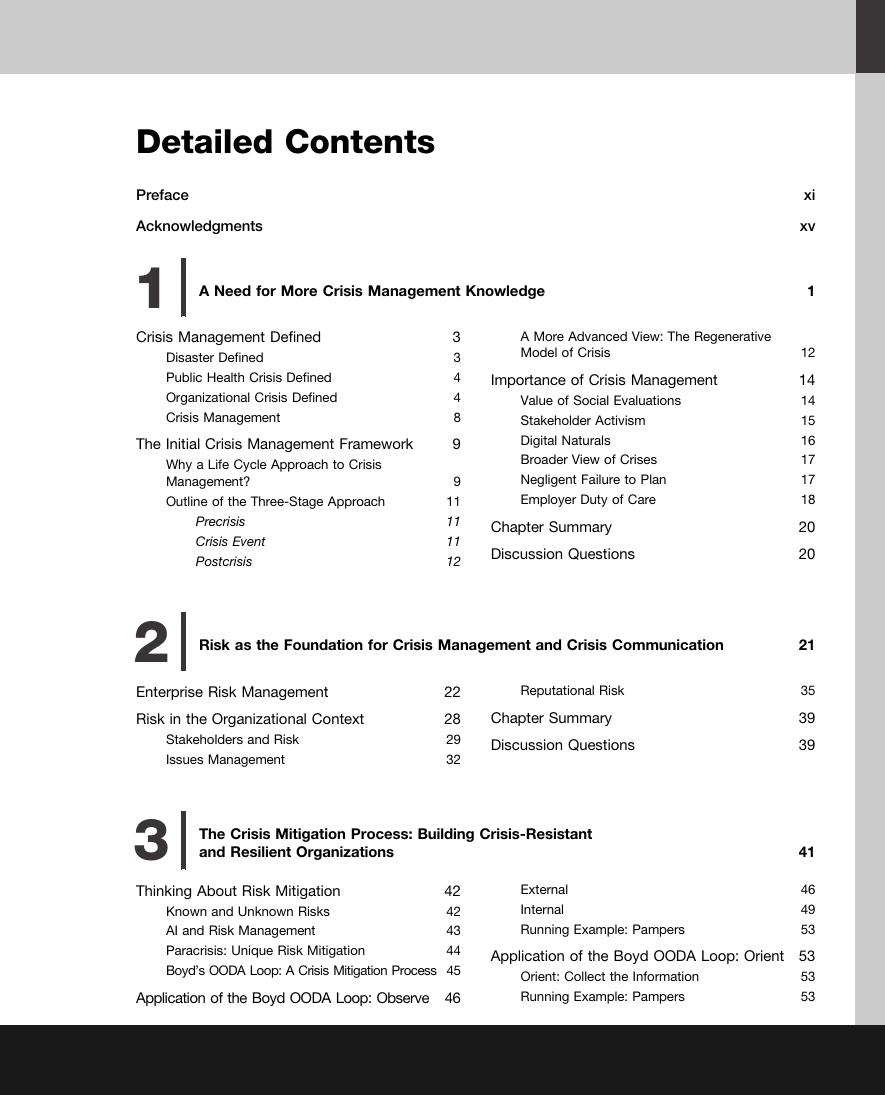 Preview page 8 of Ongoing Crisis Communication Planning, Managing, and Responding 6th Edition By Timothy Coombs