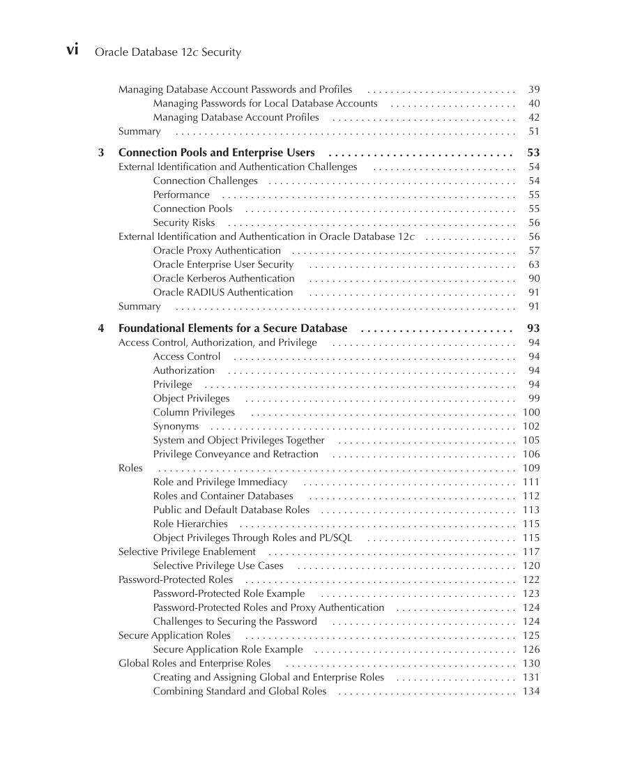 Preview page 7 of Oracle Database 12c Security 1st Edition By Scott Gaetjen, David Knox, William Maroulis