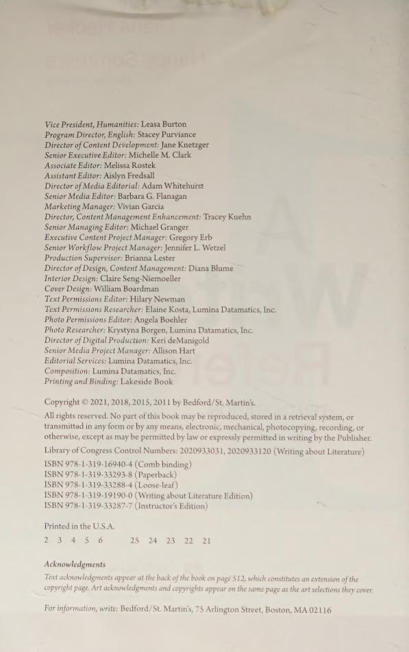 Preview page 6 of A Writer's Reference 10th Edition By Diana Hacker, Nancy Sommers