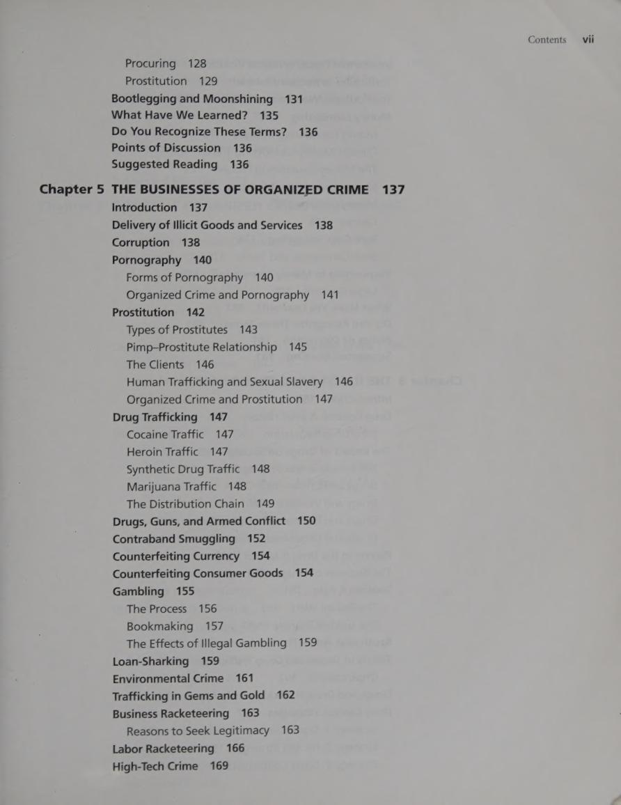 Preview page 6 of Organized Crime 6th Edition By Michael Lyman, Gary Potter