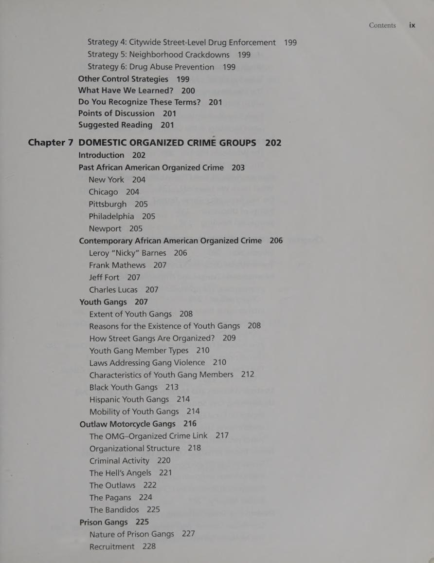 Preview page 8 of Organized Crime 6th Edition By Michael Lyman, Gary Potter