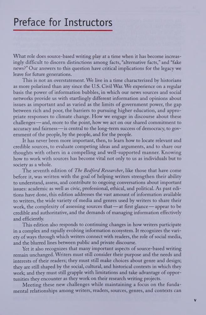 Preview page 7 of The Bedford Researcher 7th Edition By Mike Palmquist