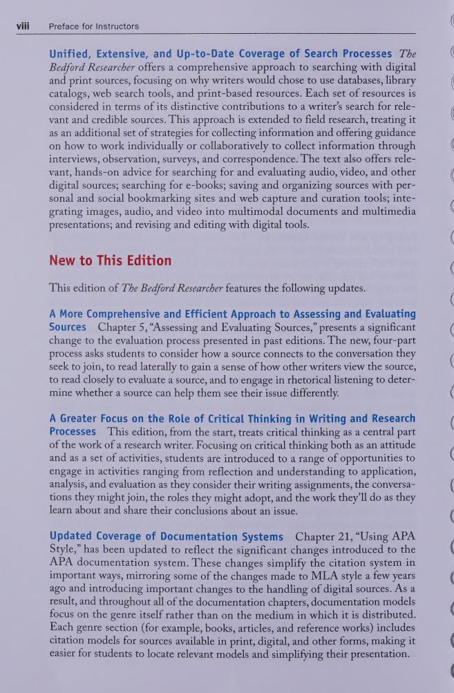 Preview page 10 of The Bedford Researcher 7th Edition By Mike Palmquist