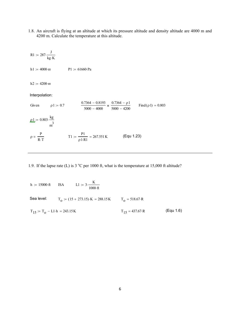 Preview page 7 of Solution Manual For Aircraft Performance, An Engineering Approach 2nd Edition by Mohammad H. Sadraey All Chapters 1- 10