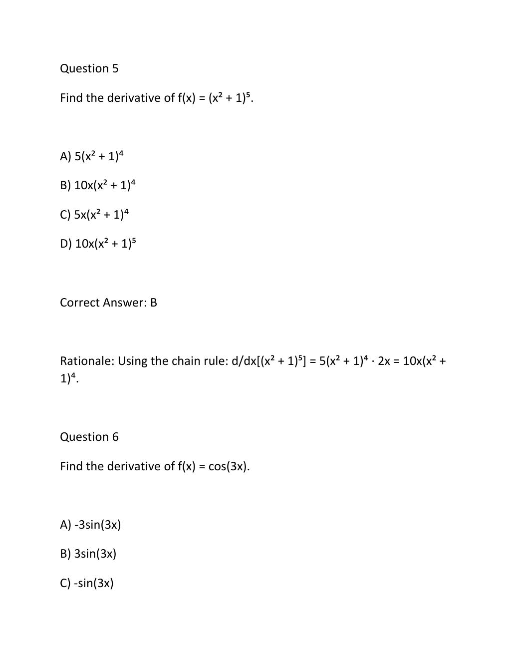 Preview page 4 of MAT 251  Benchmark 2- Checkpoints 1-2 Complete Question Practice Test Bank  StraighterL