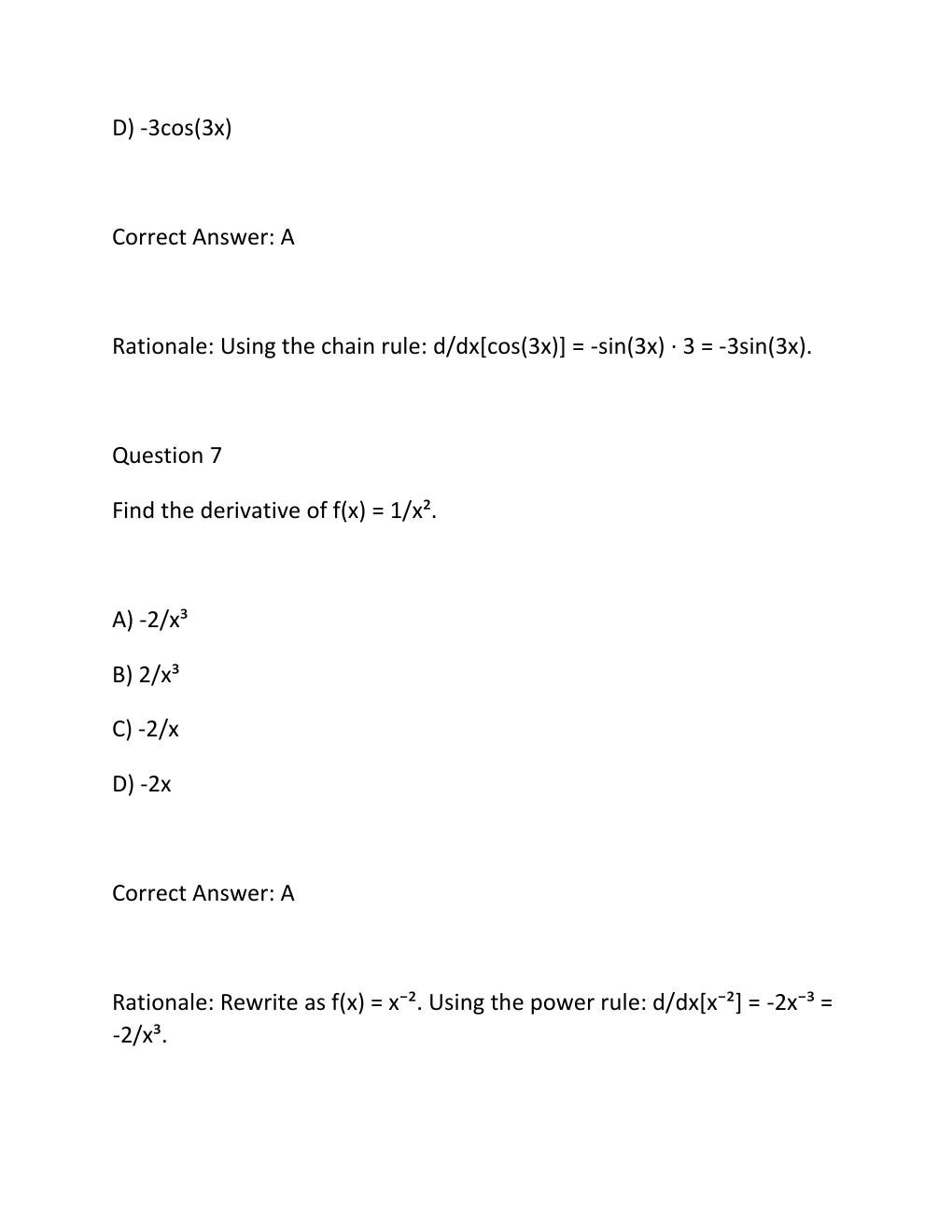Preview page 5 of MAT 251  Benchmark 2- Checkpoints 1-2 Complete Question Practice Test Bank  StraighterL