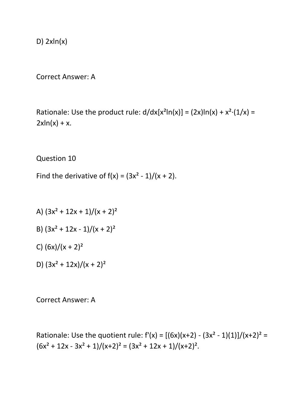 Preview page 7 of MAT 251  Benchmark 2- Checkpoints 1-2 Complete Question Practice Test Bank  StraighterL