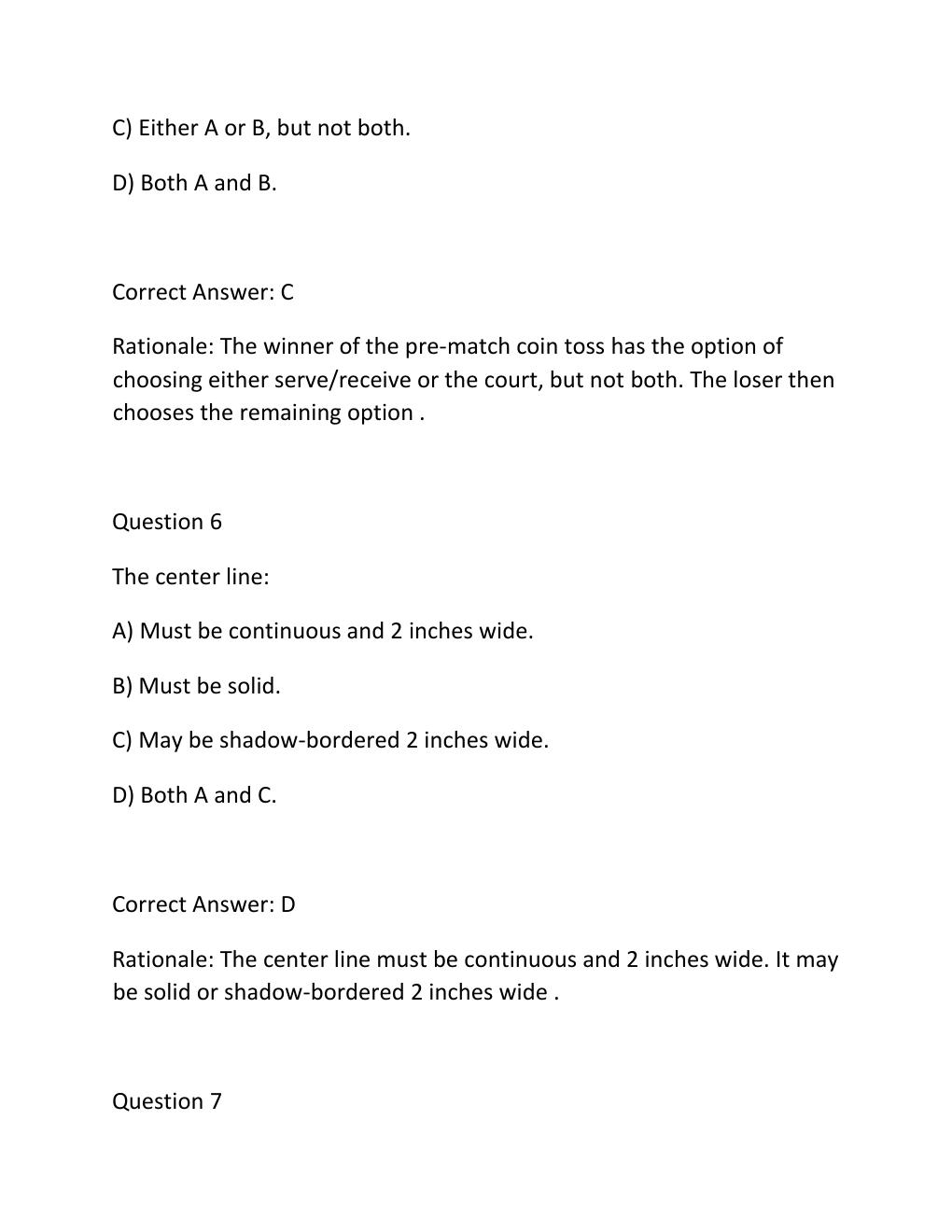 Preview page 4 of NFHS Volleyball Rules and Officiating Exam Complete Practice Test Bank