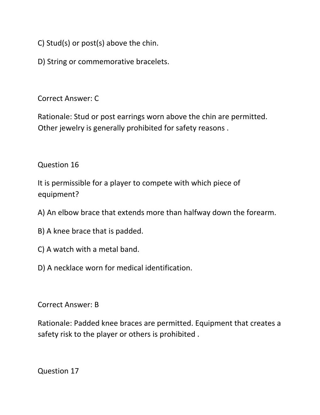 Preview page 10 of NFHS Volleyball Rules and Officiating Exam Complete Practice Test Bank