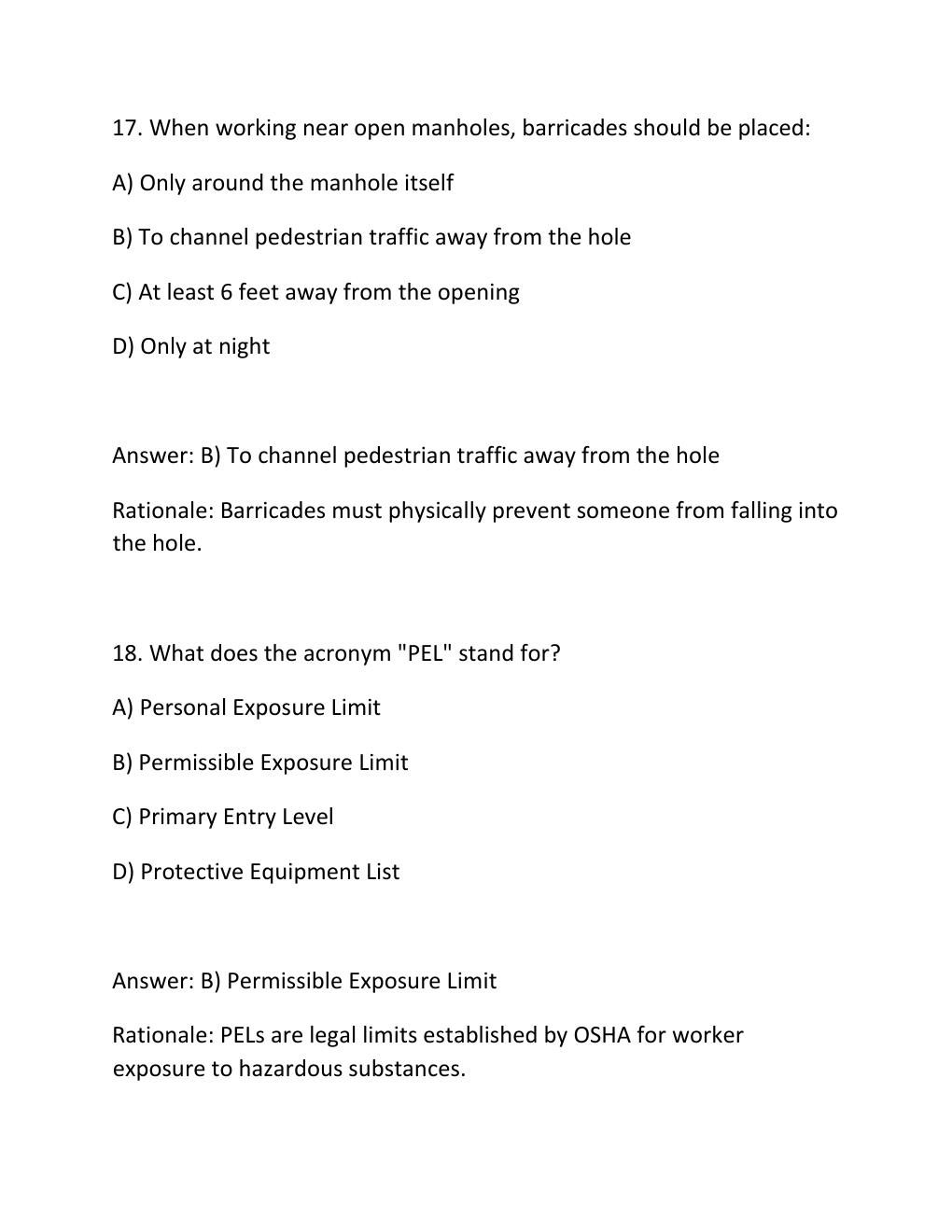 Preview page 10 of CWEA COLLECTION SYSTEMS MAINTENANCE GRADE 1 EXAM Complete Practice Test Bank