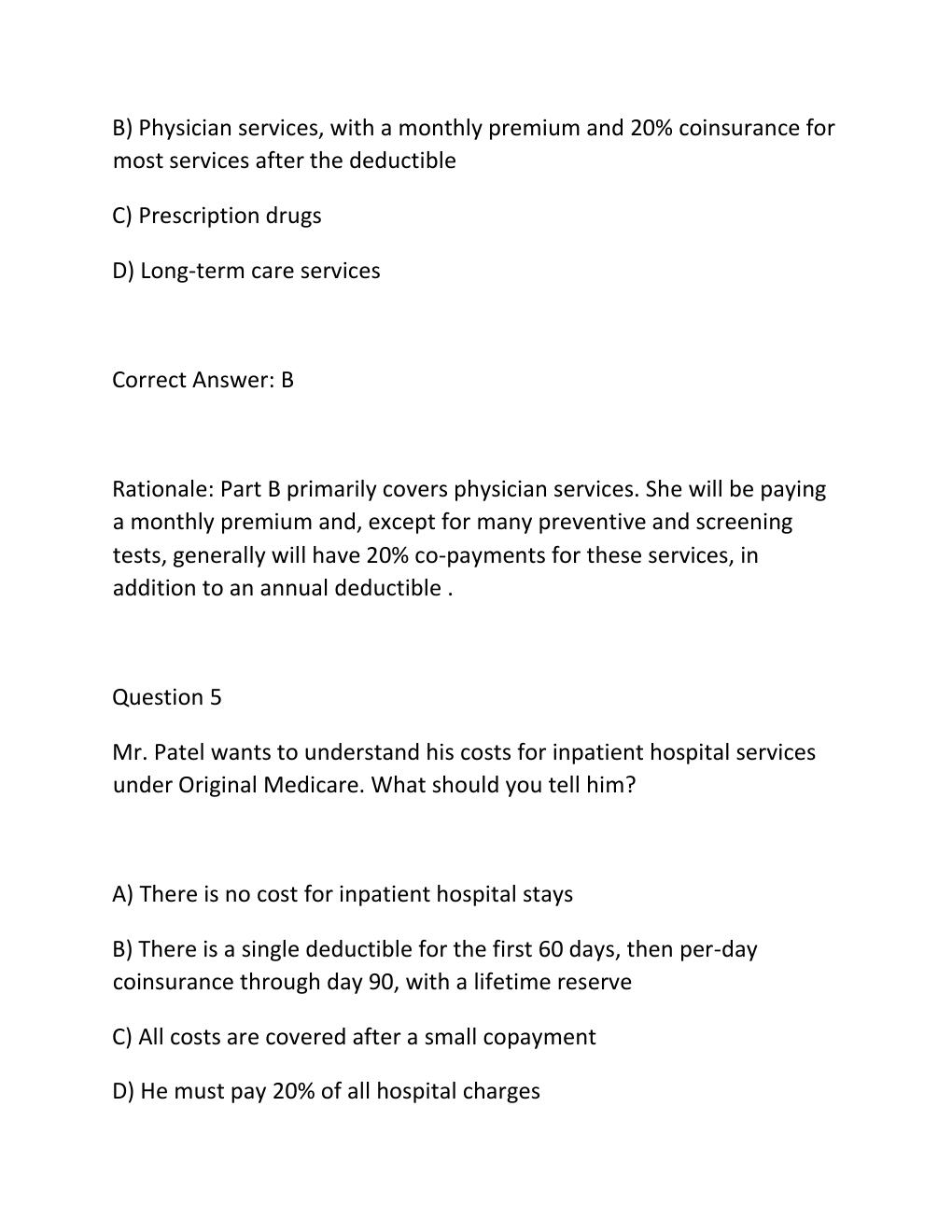 Preview page 4 of AHIP FINAL EXAM – MEDICARE CERTIFICATION Complete Practice Test Bank