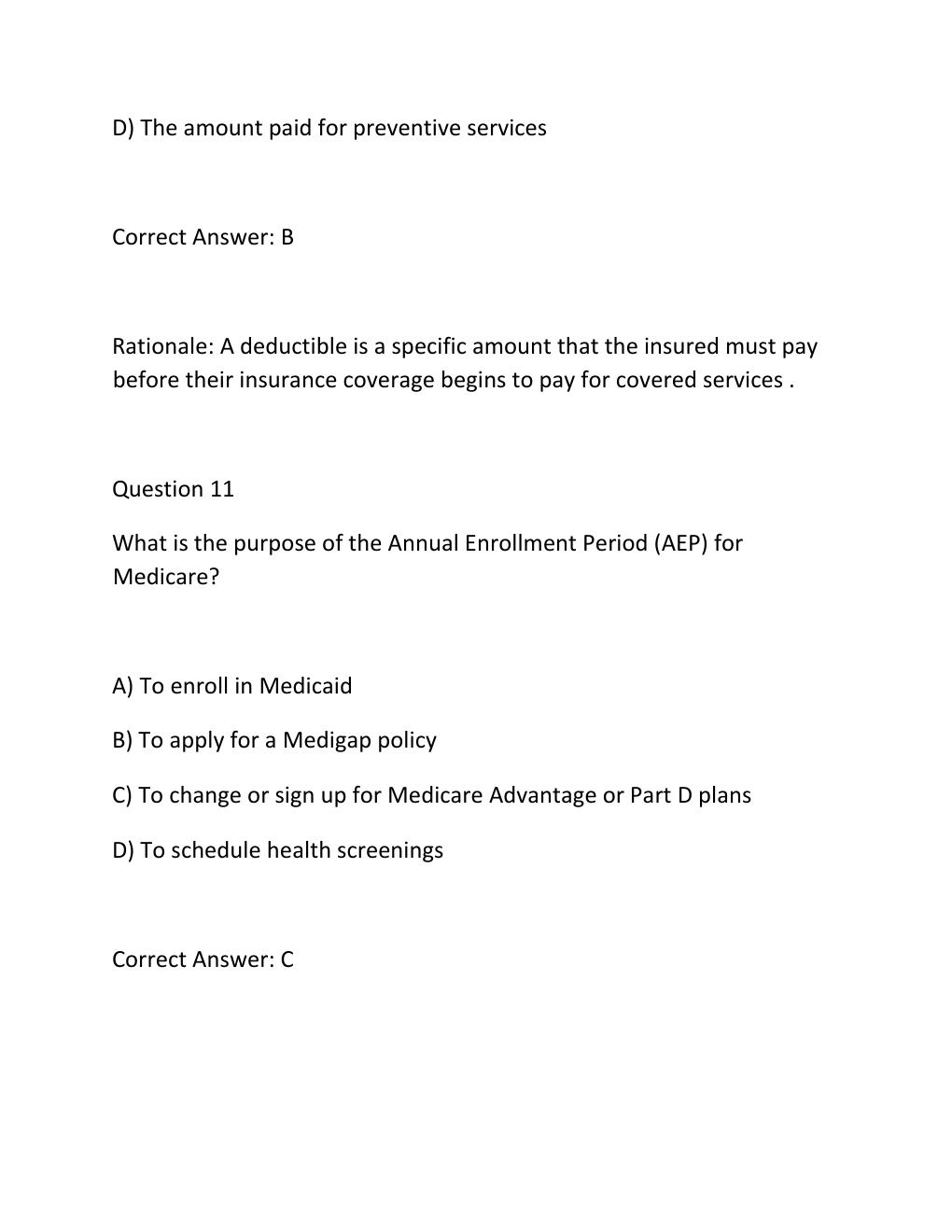 Preview page 9 of AHIP FINAL EXAM – MEDICARE CERTIFICATION Complete Practice Test Bank