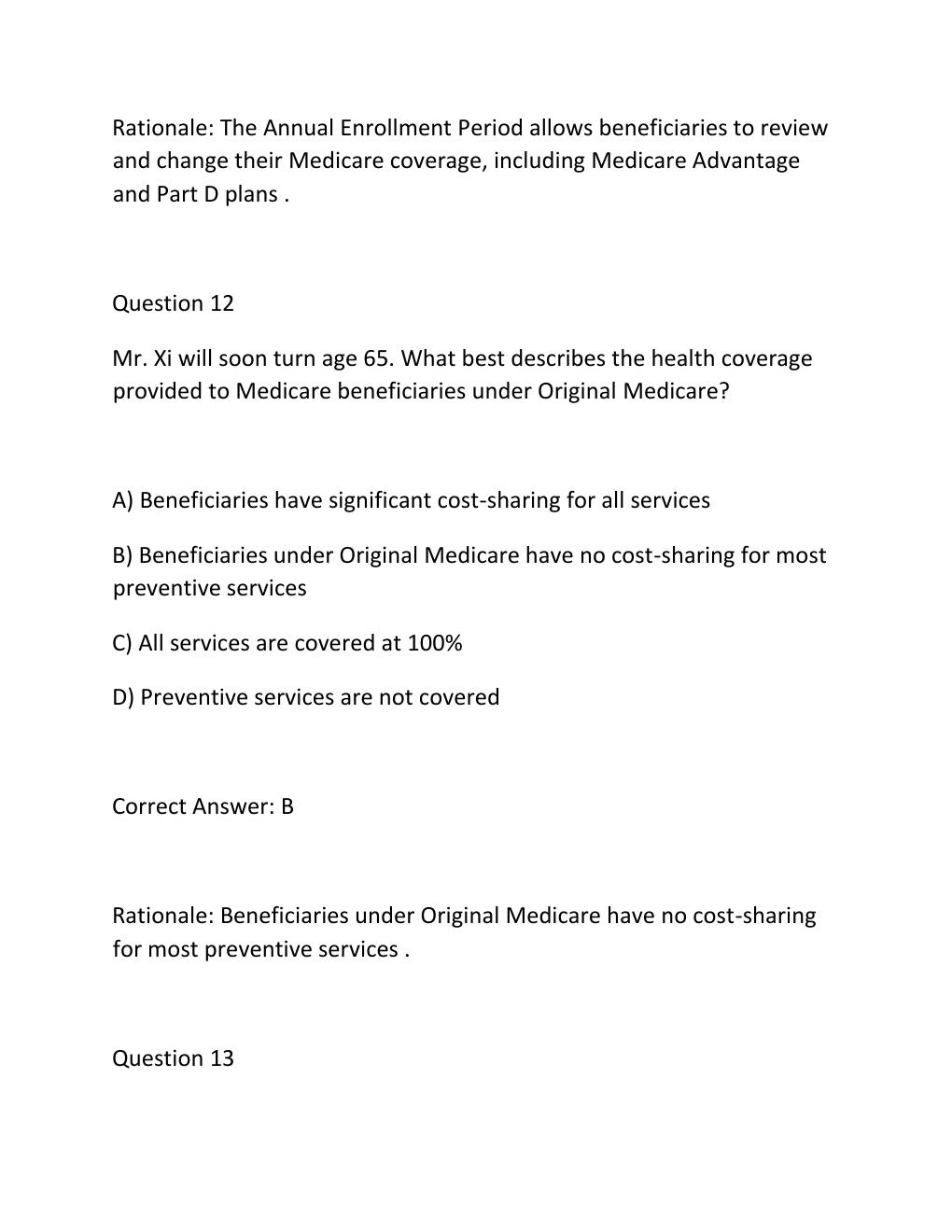 Preview page 10 of AHIP FINAL EXAM – MEDICARE CERTIFICATION Complete Practice Test Bank
