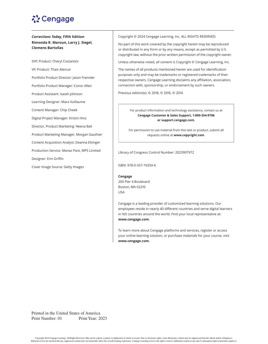 Preview page 4 of Corrections Today 5th Edition By Rimonda Maroun eBook