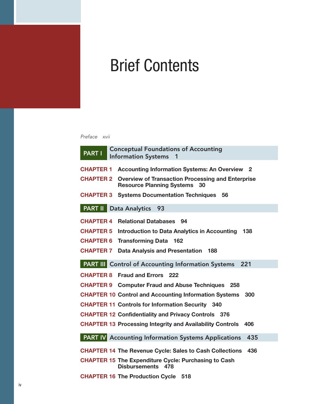 Preview page 5 of Accounting Information Systems 16th  Edition By Marshall Romney, Paul Steinbart, Scott Summers, David Wood