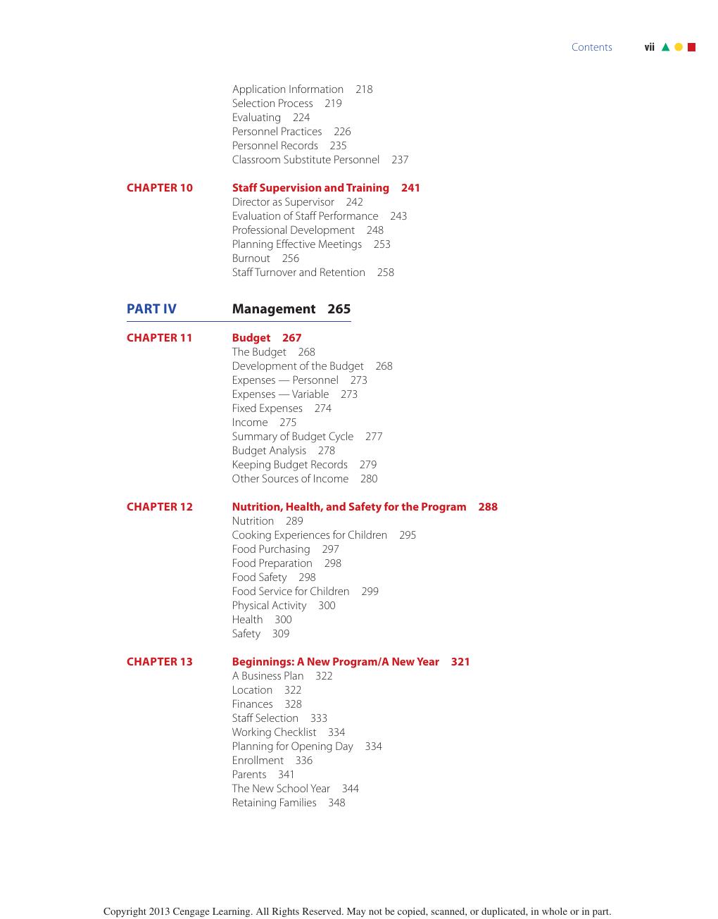 Preview page 10 of Administration of Programs for Young Children 9th  Edition By Phyllis Click