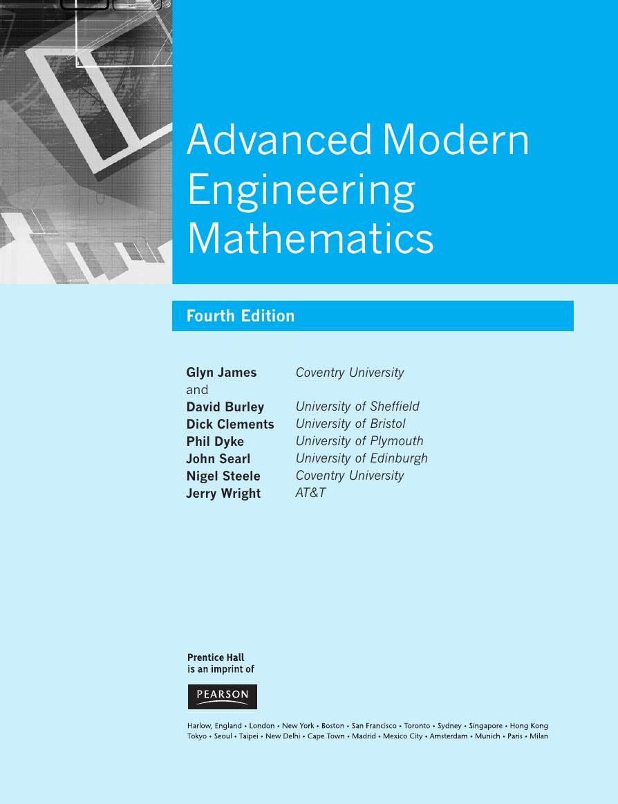 Preview page 4 of Advanced Modern Engineering Mathematics 4th  Edition By Glyn James