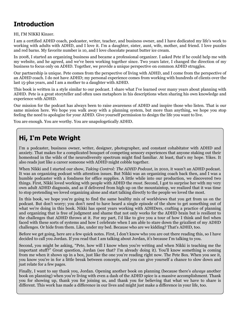 Preview page 10 of (EPUB) eBook Unapologetically ADHD A Step-by-Step Framework For Everyday Planning On Your Terms 1st Edition By Nikki Kin