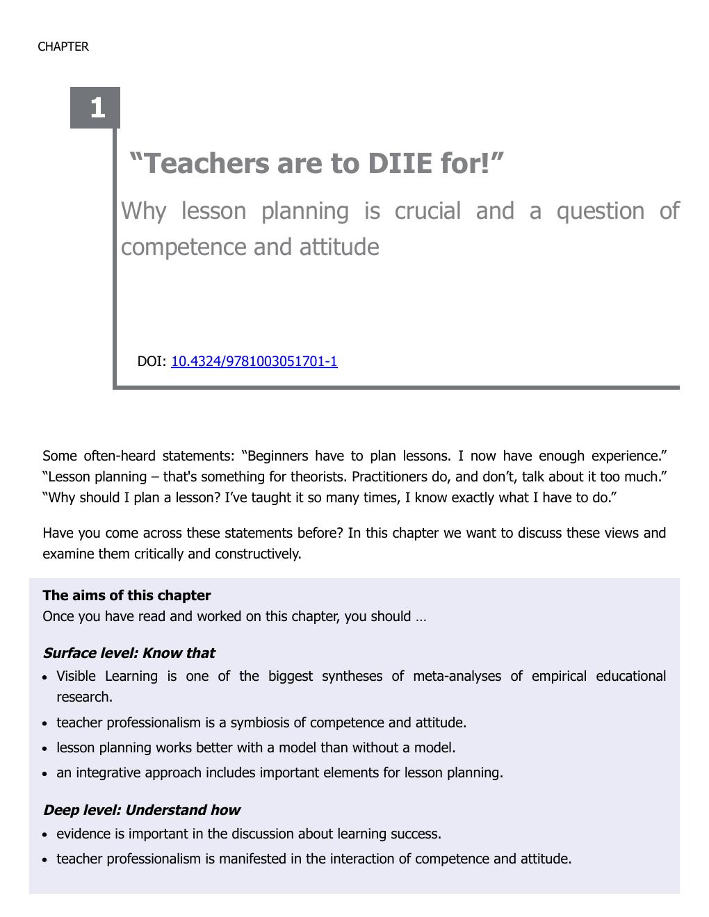 Preview page 7 of (EPUB) eBook Visible Learning Lesson Planning An Evidence-Based Guide for Successful Teaching 1st Edition By John Hattie