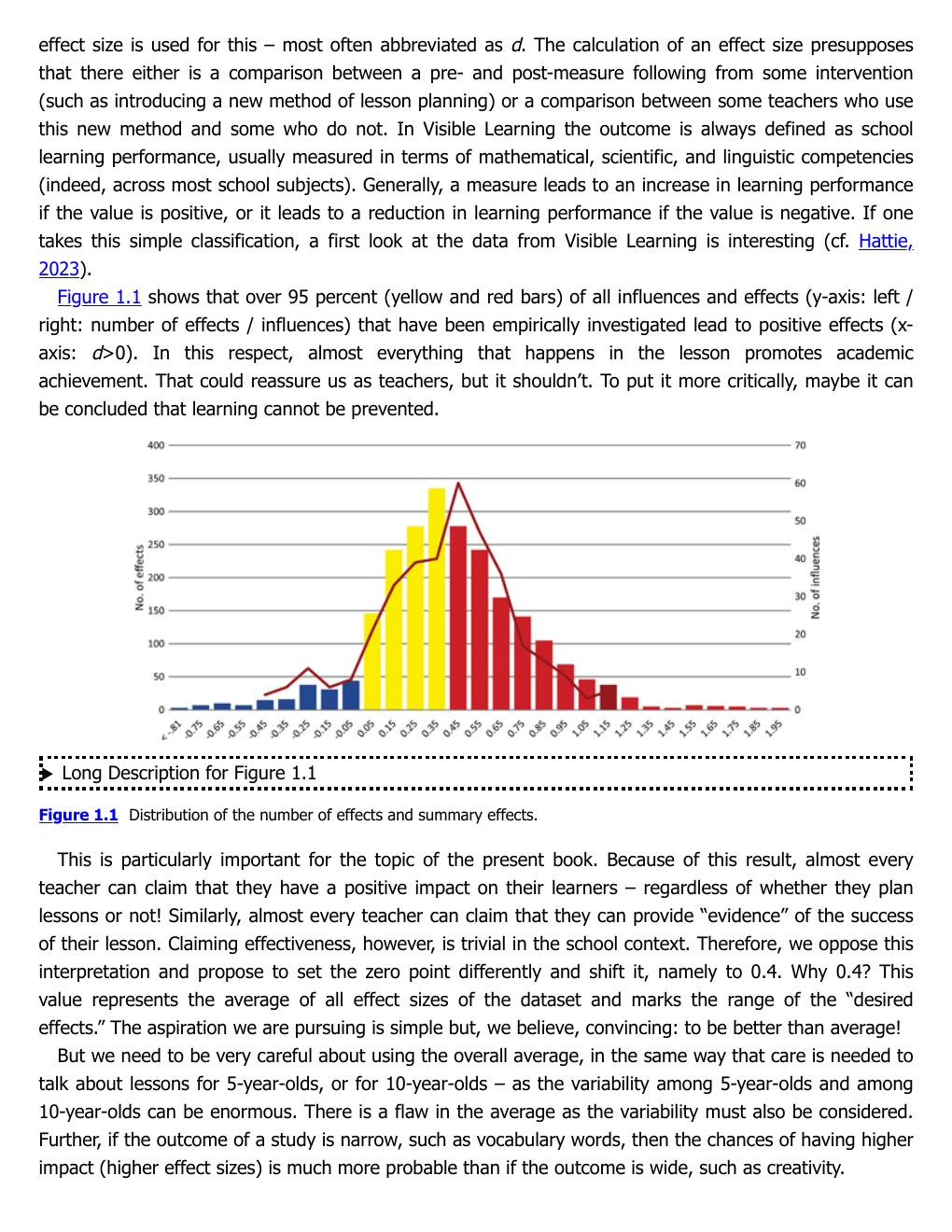 Preview page 10 of (EPUB) eBook Visible Learning Lesson Planning An Evidence-Based Guide for Successful Teaching 1st Edition By John Hattie