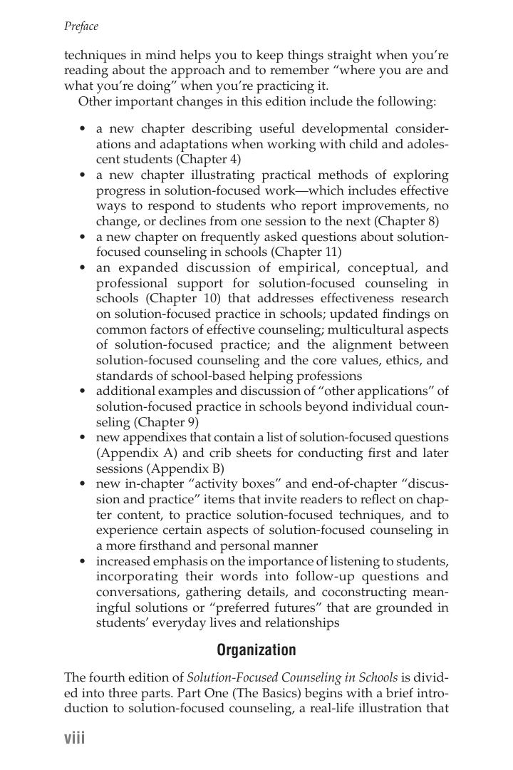 Preview page 10 of Solution-Focused Counseling in Schools 4th Edition By John Murphy eBook