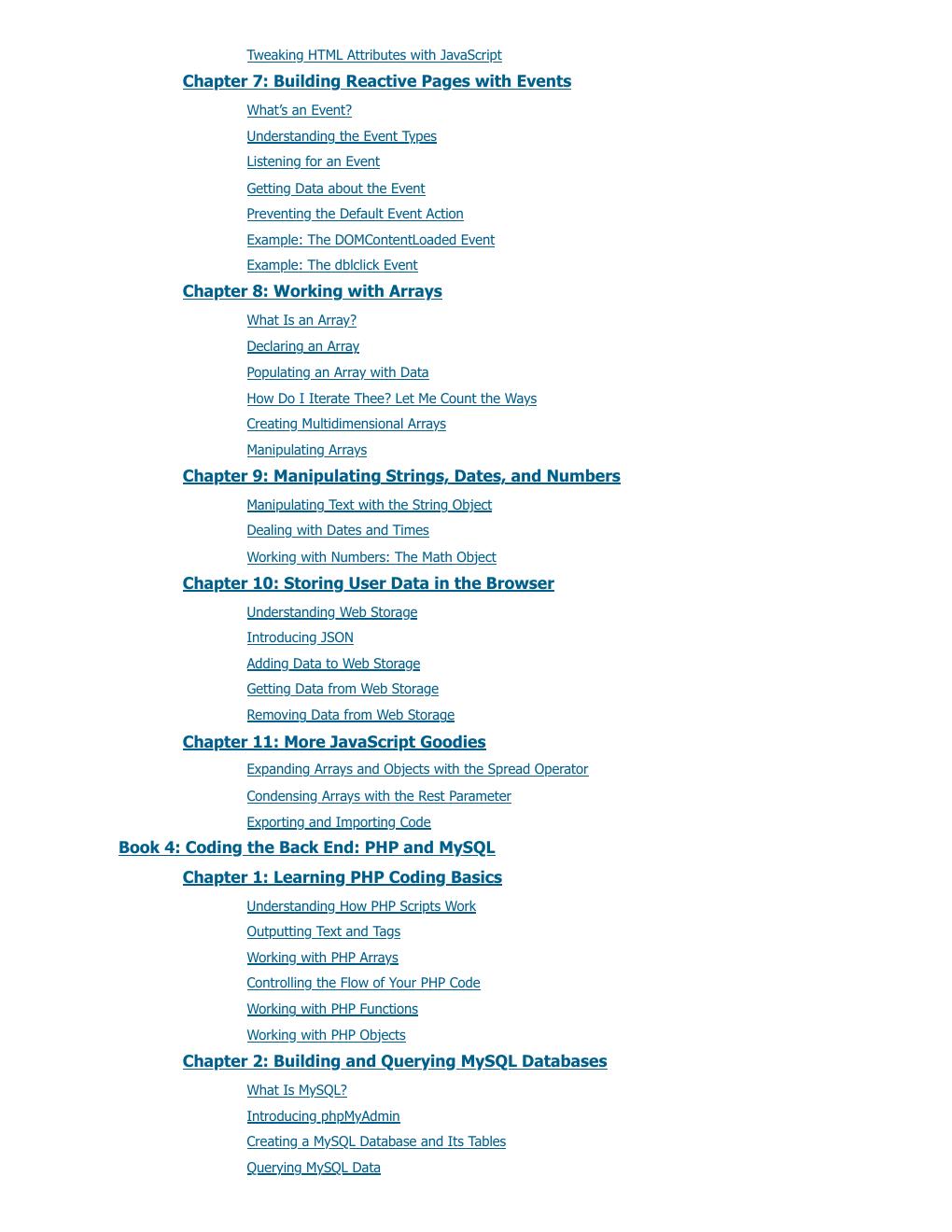 Preview page 5 of (EPUB) eBook Web Coding & Development All-in-One For Dummies 2nd Edition By Paul McFedries