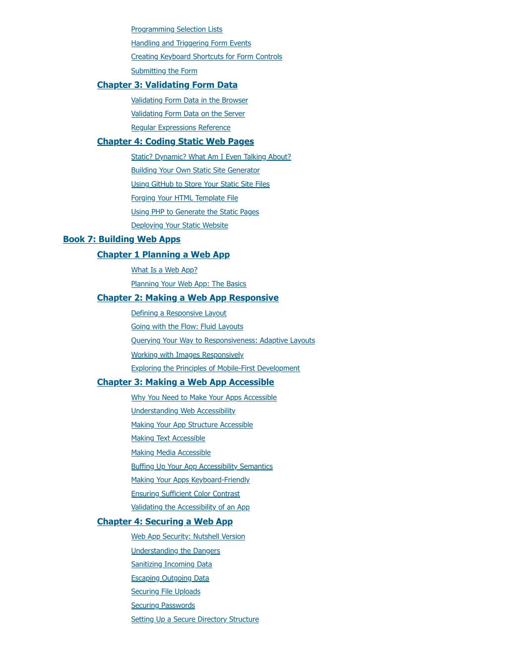 Preview page 7 of (EPUB) eBook Web Coding & Development All-in-One For Dummies 2nd Edition By Paul McFedries