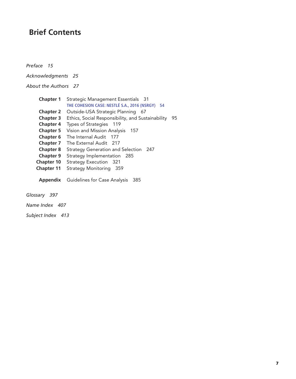Preview page 9 of Strategic Management A Competitive Advantage Approach Concepts 16th Global Edition By Fred David, Forest David eBook