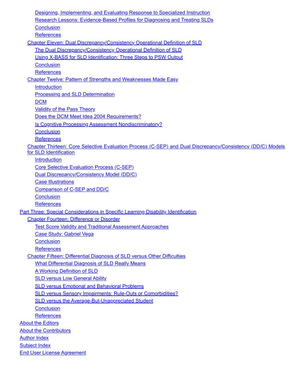 Preview page 4 of (EPUB) Essentials of Specific Learning Disability Identification - Alfonso, Vincent C.;Flanagan, Dawn P.;
