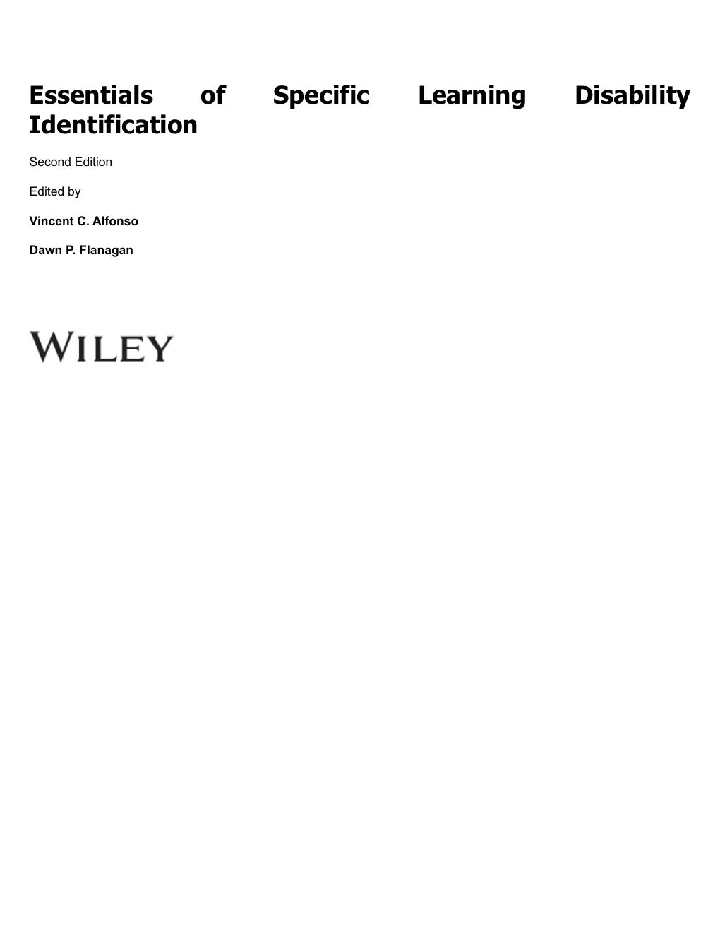 Preview page 10 of (EPUB) Essentials of Specific Learning Disability Identification - Alfonso, Vincent C.;Flanagan, Dawn P.;