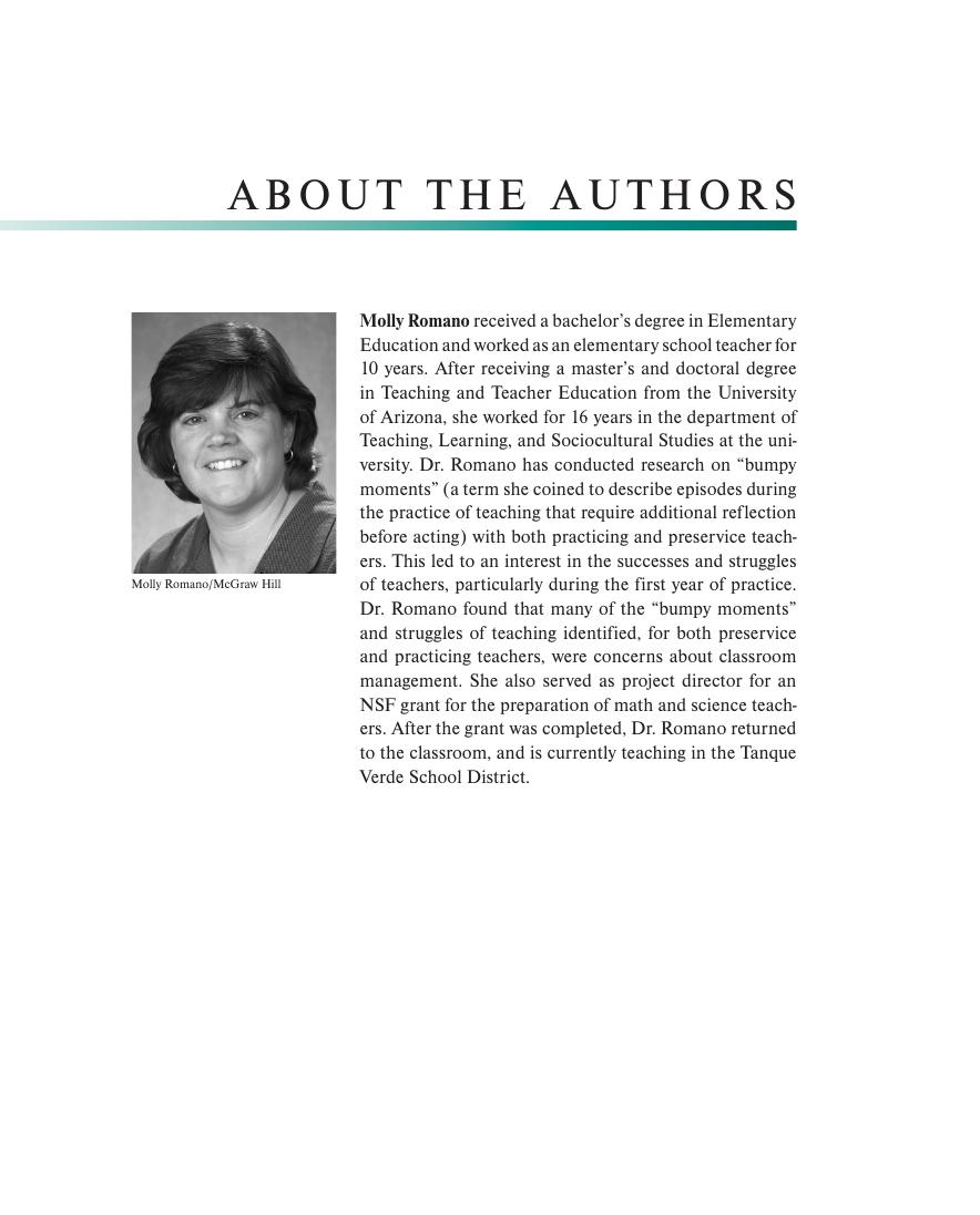 Preview page 4 of (ISE) eBook Elementary Classroom Management Lessons from Research and Practice 8th Edition By Carol Simon Weinstein