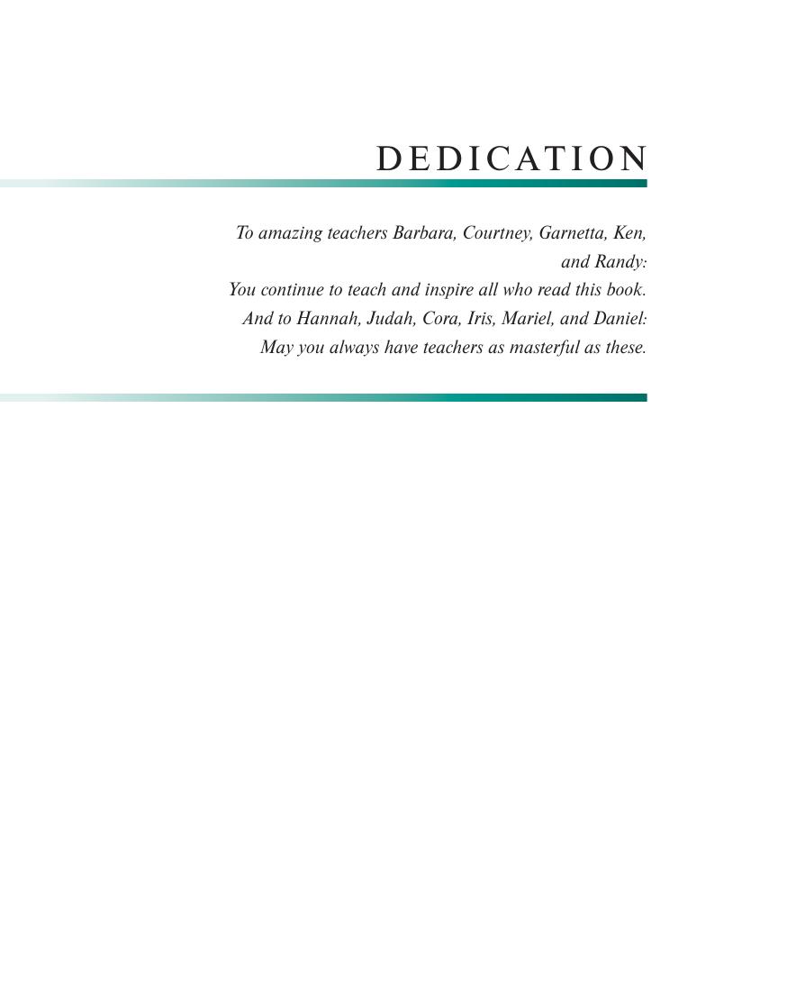 Preview page 6 of (ISE) eBook Elementary Classroom Management Lessons from Research and Practice 8th Edition By Carol Simon Weinstein