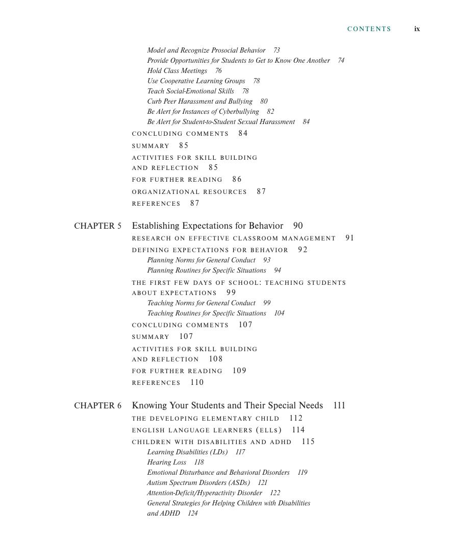 Preview page 10 of (ISE) eBook Elementary Classroom Management Lessons from Research and Practice 8th Edition By Carol Simon Weinstein