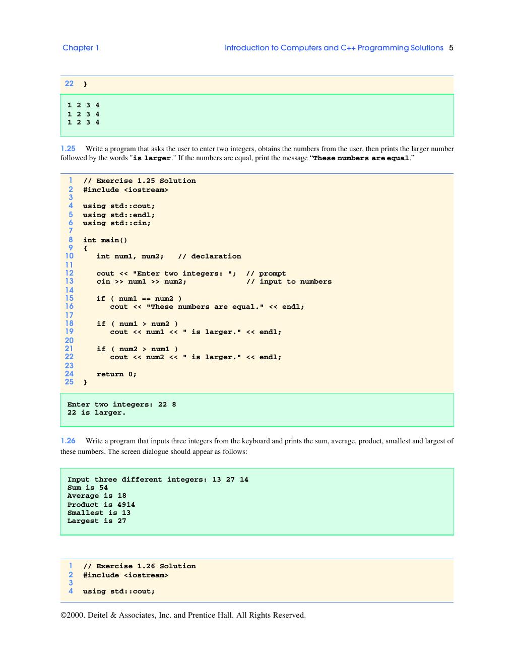 Preview page 9 of Instructor’s Manual for C++ How to Program, 3rd Edition By Harvey M Deitel, PH.D., Paul J. Deitel