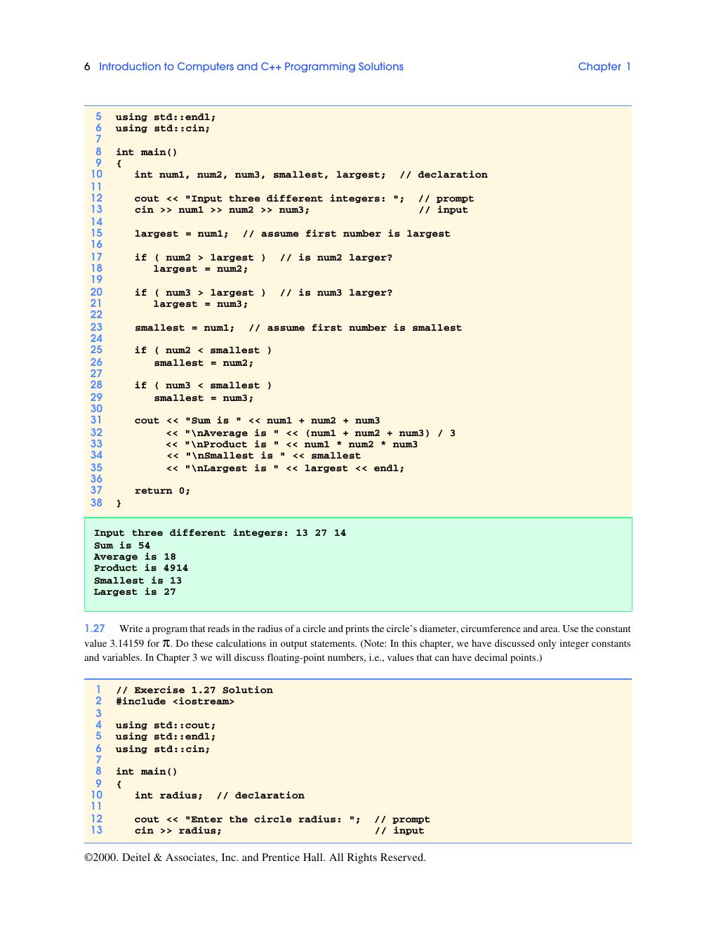 Preview page 10 of Instructor’s Manual for C++ How to Program, 3rd Edition By Harvey M Deitel, PH.D., Paul J. Deitel