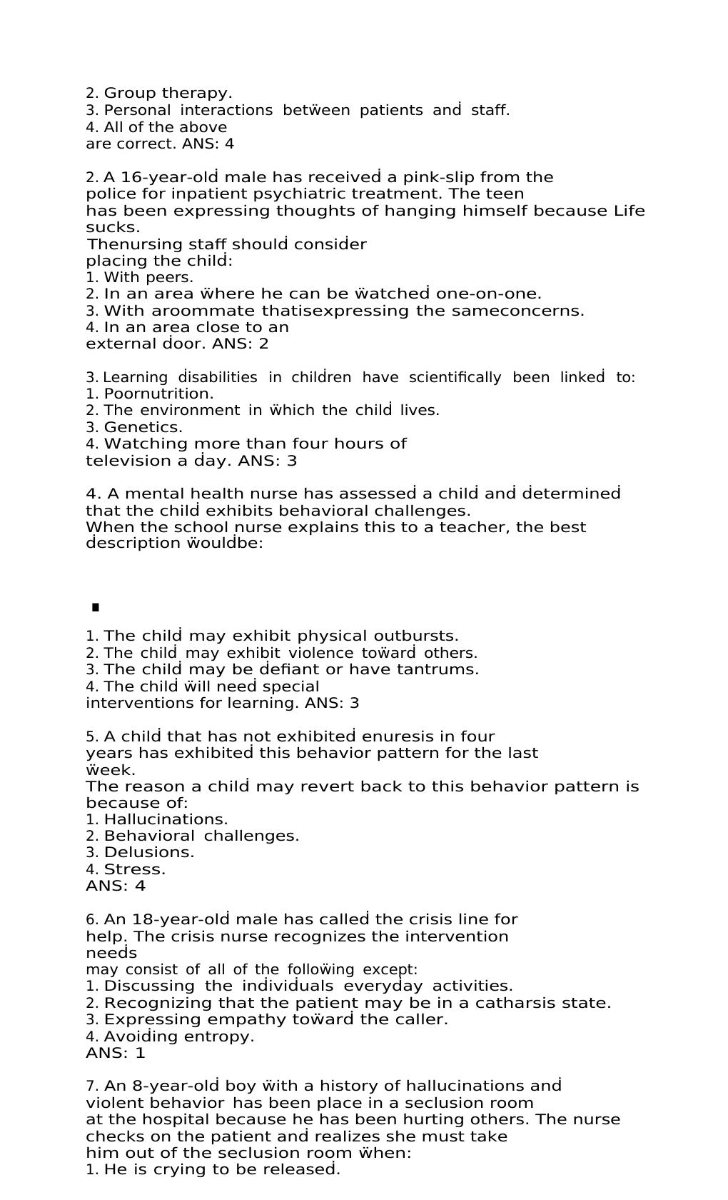 Preview page 3 of Test Bank Burns Pediatric Primary Care 8th Edition