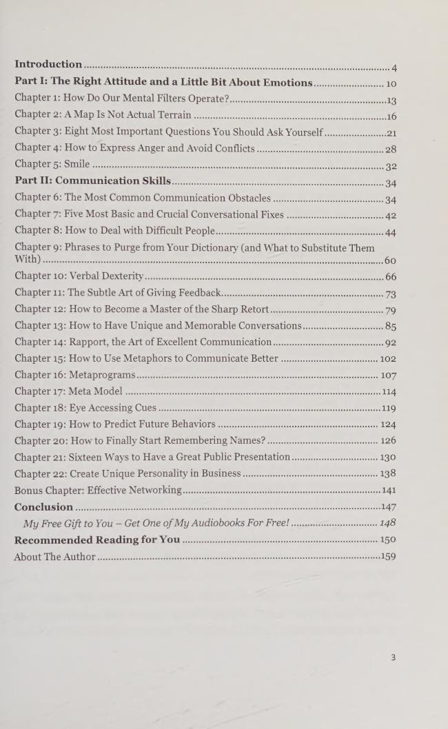 Preview page 5 of (scan copy) eBook Communication Skills A Practical Guide to Improving Your Social Intelligence, Presentation, Persuasion