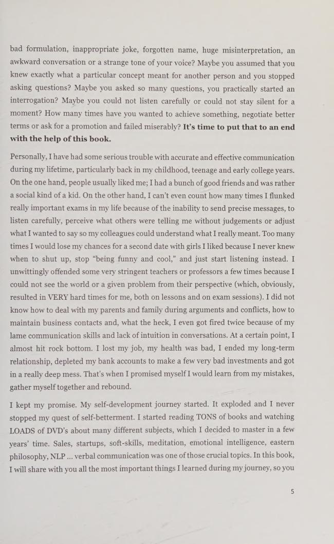 Preview page 7 of (scan copy) eBook Communication Skills A Practical Guide to Improving Your Social Intelligence, Presentation, Persuasion