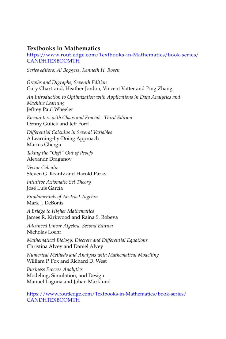Preview page 4 of eBook Business Process Analytics Modeling, Simulation, and Design 4th Edition By Manuel Laguna, Johan Marklund